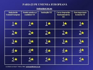 Simbolurile uniunii europene