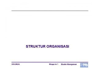 Struktur organisasi karang taruna