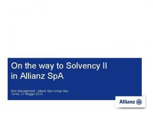 Allianz solvency ii