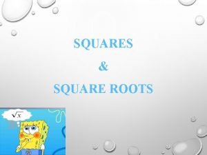 Perfect square examples