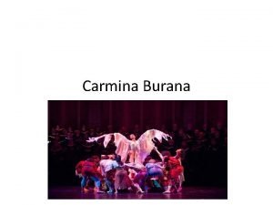 Carmina Burana O Fortuna velut luna statu variabilis