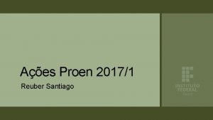 Aes Proen 20171 Reuber Santiago 1 Plano de