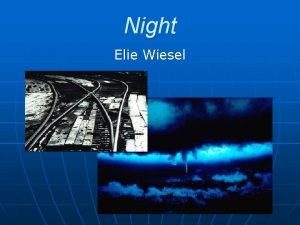 Author of night