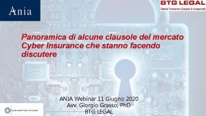 Panoramica di alcune clausole del mercato Cyber Insurance