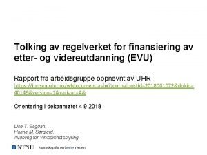 Tolke regelverket
