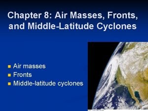 Tropical air mass