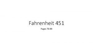 Fahrenheit 451 pages