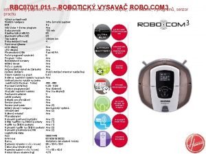 RBC 0701 011 filtr ROBOTICK VYSAVA ROBO COM