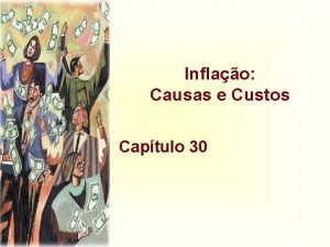 Inflao Causas e Custos Captulo 30 Inflao o