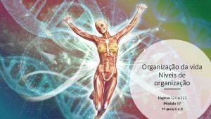Organização da vida biologia