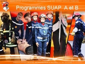 Programmes SUAP A et B ADMJSP Ple Pdagogie