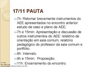 1711 PAUTA 7 h UFC 2010 Retomar brevemente