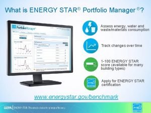 Energy star portfolio manager