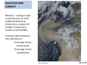 Rain shadow effect