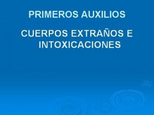 Intoxicacion paracetamol Intoxicacion paracetamol