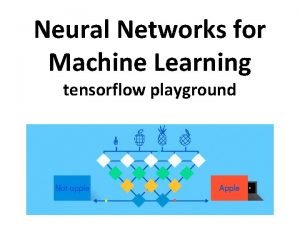 Playground neural network