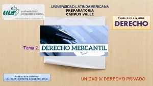 Universidad latinoamericana preparatoria