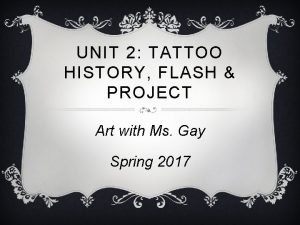 Unit 2 tattoo