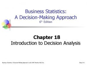 Business statistics a decision-making approach解答