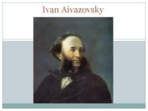 Ivan aivazovsky museum