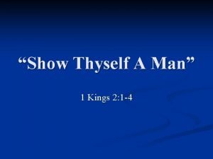 1 kings 2:1-3