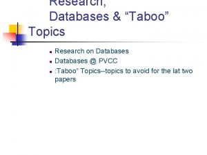 Taboo game words database