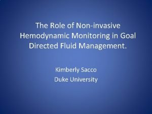 Pinsky hemodynamic monitoring