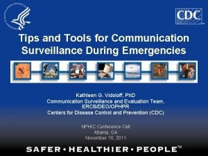 Tips and Tools for Communication Surveillance During Emergencies