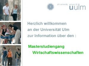 Uni ulm master wiwi