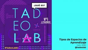 Tipos de Espacios de Aprendizaje Julio 2020 tadeolab