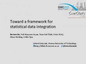 Toward a framework for statistical data integration BaLam