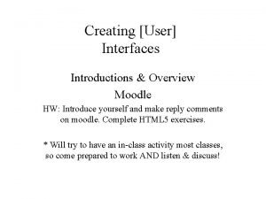 Moodle hw