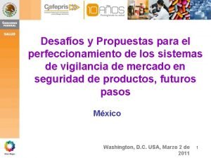 Desafos y Propuestas para el perfeccionamiento de los