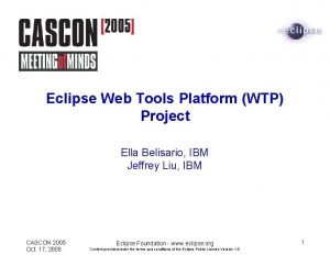 Web tools platform