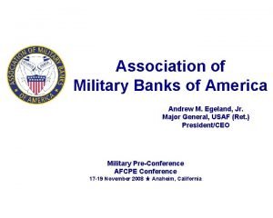 Association of military banks of america