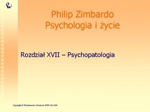 Philip zimbardo psychologia i życie Philip zimbardo psychologia i życie