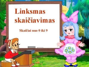 Linksmas skaiiavimas Skaiiai nuo 0 iki 9 Barsuko