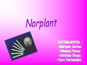 Norplant que es