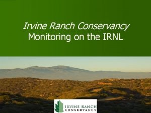 Irvine ranch conservancy