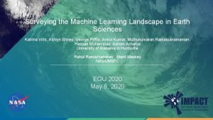 Machine learning landscape