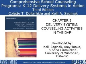 Comprehensive School Counseling Programs K12 Delivery Systems in