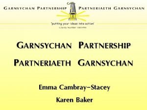 Garnsychan partnership