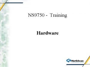 NS 9750 Training Hardware Serial Controller UART UART