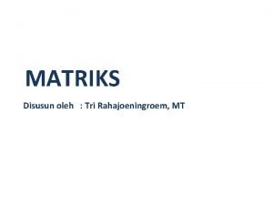 Transpose matriks 2x3