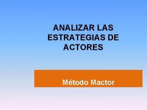 Matriz mao