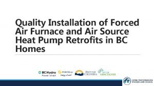 Fortis furnace commissioning sheet