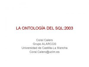 Sql:2003