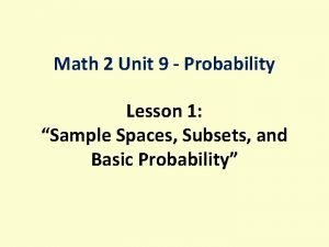 Unit 9 homework 2 simple probability answers