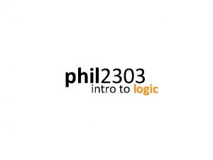 phil 2303 intro to logic logicalfallacies fallacy incorrect