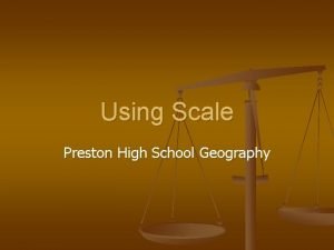 Scale definition geography